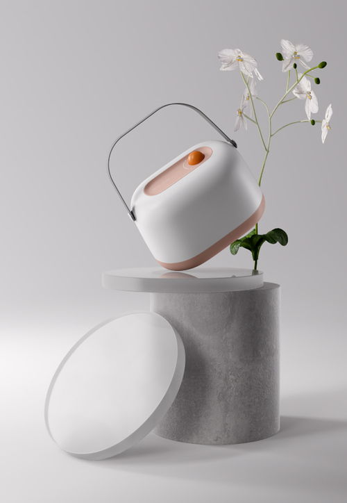 几何空间中的清新简约美学 日用与数码电器的电商视觉新趋势